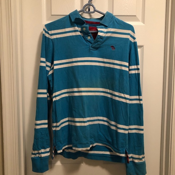 Men’s Abercrombie and Fitch rugby style sweater(S) - Picture 2 of 4